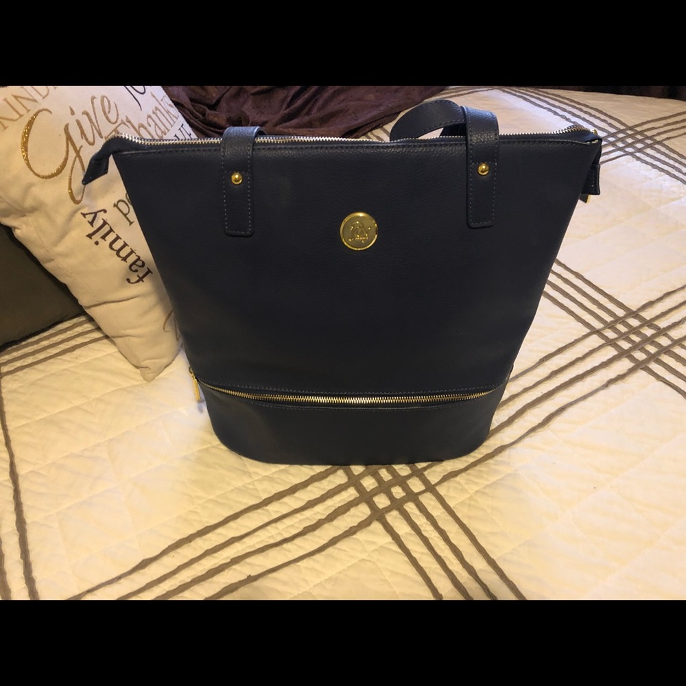 Double Decker Joy Mangano handbag
